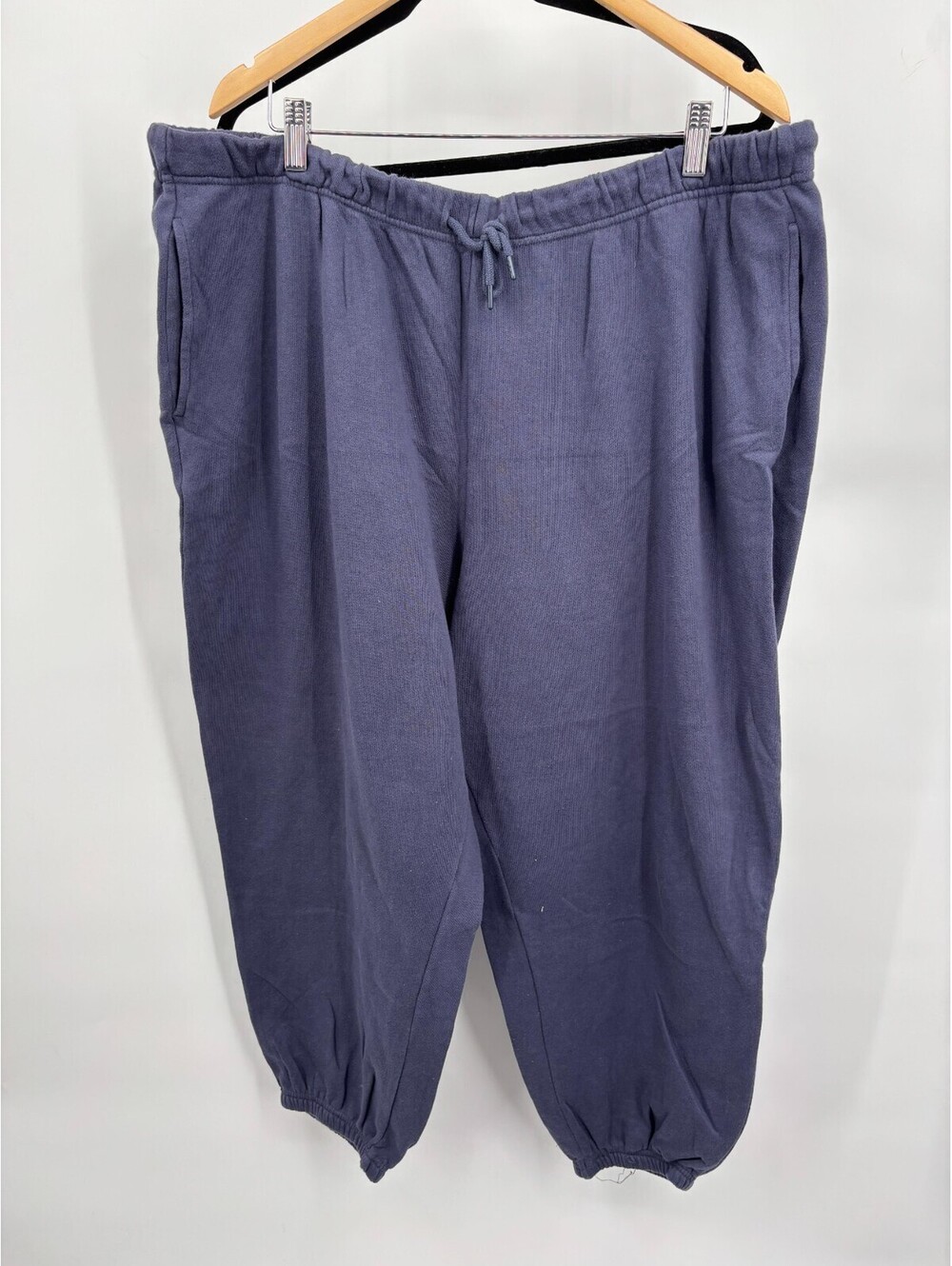 Old Navy Womens Sweat Pants Blue Elastic Waist & Hem Pull On Size 2XL Petite